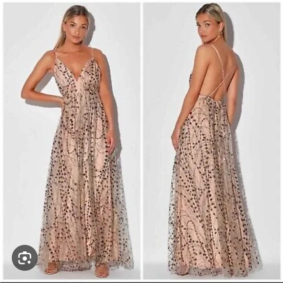 Lulus | Dresses | Lulus Luminous Night Taupe Glitter Sequin Maxi Dress | Poshmark Lulus | Dresses | Lulus Luminous Night Taupe Glitter Sequin Maxi Dress | Poshmark